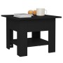 Mesa de centro madera de ingeniería negra 55x55x42 cm de vidaXL, Mesas de centro - Ref: Foro24-810263, Precio: 30,43 €, Descu...