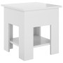 Engineered wood glossy white coffee table 40x40x42 cm by vidaXL, Coffee table - Ref: Foro24-810277, Price: 33,46 €, Discount: %