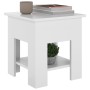 Engineered wood glossy white coffee table 40x40x42 cm by vidaXL, Coffee table - Ref: Foro24-810277, Price: 33,46 €, Discount: %