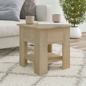 Mesa de centro madera de ingeniería roble Sonoma 40x40x42 cm de vidaXL, Mesas de centro - Ref: Foro24-810274, Precio: 46,99 €...