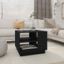 Black engineered wood coffee table 55x55x43 cm by vidaXL, Coffee table - Ref: Foro24-810290, Price: 46,73 €, Discount: %