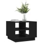 Black engineered wood coffee table 55x55x43 cm by vidaXL, Coffee table - Ref: Foro24-810290, Price: 46,11 €, Discount: %