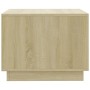 Mesa de centro madera de ingeniería roble Sonoma 55x55x43 cm de vidaXL, Mesas de centro - Ref: Foro24-810292, Precio: 55,30 €...