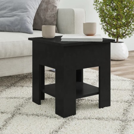 Black engineered wood coffee table 40x40x42 cm by vidaXL, Coffee table - Ref: Foro24-810272, Price: 34,99 €, Discount: %