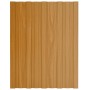 Wood-colored galvanized steel roof panel 12 units 60x45 cm by vidaXL, Ceiling - Ref: Foro24-317195, Price: 45,79 €, Discount: %