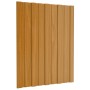 Wood-colored galvanized steel roof panel 12 units 60x45 cm by vidaXL, Ceiling - Ref: Foro24-317195, Price: 45,79 €, Discount: %