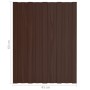 Galvanized steel roof panel, brown, 12 units, 60x45 cm. by vidaXL, Ceiling - Ref: Foro24-317193, Price: 43,09 €, Discount: %