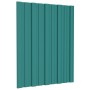 Green galvanized steel roof panel 12 units 60x45 cm by vidaXL, Ceiling - Ref: Foro24-317187, Price: 44,84 €, Discount: %