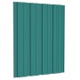 Panel para tejado acero galvanizado verde 12 unidades 60x45 cm de vidaXL, Techo - Ref: Foro24-317187, Precio: 44,84 €, Descue...