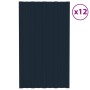 Panel para tejado acero galvanizado antracita 12 uds 80x45 cm de vidaXL, Techo - Ref: Foro24-317203, Precio: 56,99 €, Descuen...