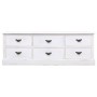 Aged white paulownia wood TV cabinet 108x30x40 cm by vidaXL, TV Furniture - Ref: Foro24-338532, Price: 144,99 €, Discount: %