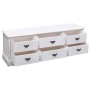 Aged white paulownia wood TV cabinet 108x30x40 cm by vidaXL, TV Furniture - Ref: Foro24-338532, Price: 144,99 €, Discount: %