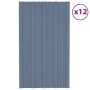 Galvanized steel roof panel, gray, 12 units, 80x45 cm. by vidaXL, Ceiling - Ref: Foro24-317201, Price: 52,18 €, Discount: %