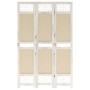 Divider screen with 3 cream fabric panels 105x165 cm by vidaXL, Room dividers - Ref: Foro24-338558, Price: 64,65 €, Discount: %