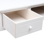 Solid Paulownia wood desk white 108x45x76 cm by vidaXL, Desks - Ref: Foro24-338537, Price: 109,49 €, Discount: %