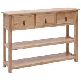 Aparador madera maciza de Paulownia 108x30x76 cm de vidaXL, Aparadores - Ref: Foro24-338549, Precio: 190,99 €, Descuento: %