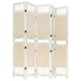 Divider screen with 5 cream fabric panels 175x165 cm by vidaXL, Room dividers - Ref: Foro24-338560, Price: 83,08 €, Discount: %