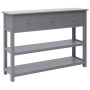 Solid gray Paulownia wood sideboard 108x30x76 cm by vidaXL, Sideboards - Ref: Foro24-338546, Price: 139,76 €, Discount: %