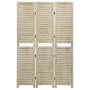 3-panel solid paulownia wood screen 105x165 cm by vidaXL, Room dividers - Ref: Foro24-338578, Price: 85,99 €, Discount: %