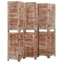 6-panel screen solid brown paulownia wood 210x165cm by vidaXL, Room dividers - Ref: Foro24-338585, Price: 137,99 €, Discount: %