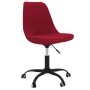 Red fabric swivel office chair by vidaXL, Office chairs - Ref: Foro24-338396, Price: 94,50 €, Discount: %