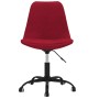 Red fabric swivel office chair by vidaXL, Office chairs - Ref: Foro24-338396, Price: 94,50 €, Discount: %