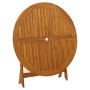 Mesa plegable de jardín de madera maciza de acacia 110 cm de vidaXL, Mesas de jardín - Ref: Foro24-316844, Precio: 151,44 €, ...