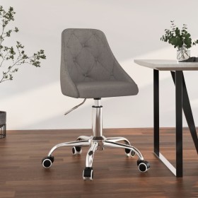 Silla de oficina giratoria tela gris oscuro de vidaXL, Sillas de oficina - Ref: Foro24-339313, Precio: 84,52 €, Descuento: %