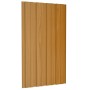 Wood-colored galvanized steel roof panel 12 units 80x45 cm by vidaXL, Ceiling - Ref: Foro24-317207, Price: 59,29 €, Discount: %