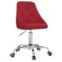 Red fabric swivel office chair by vidaXL, Office chairs - Ref: Foro24-339317, Price: 84,52 €, Discount: %