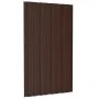 Brown galvanized steel roof panel 36 units 80x45 cm by vidaXL, Ceiling - Ref: Foro24-317206, Price: 131,87 €, Discount: %