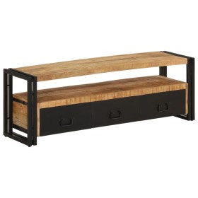 Mueble de TV madera maciza de mango 120x30x40 cm de vidaXL, Muebles TV - Ref: Foro24-338466, Precio: 220,90 €, Descuento: %