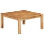 Mesa de centro de madera maciza de acacia 80x80x40 cm de vidaXL, Mesas de centro - Ref: Foro24-338031, Precio: 153,99 €, Desc...