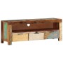 Recycled solid wood TV cabinet 110x30x40 cm by vidaXL, TV Furniture - Ref: Foro24-338028, Price: 166,01 €, Discount: %