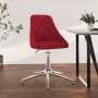 Silla de oficina giratoria tela rojo tinto de vidaXL, Sillas de oficina - Ref: Foro24-339323, Precio: 79,40 €, Descuento: %