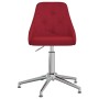 Silla de oficina giratoria tela rojo tinto de vidaXL, Sillas de oficina - Ref: Foro24-339323, Precio: 79,40 €, Descuento: %