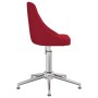 Silla de oficina giratoria tela rojo tinto de vidaXL, Sillas de oficina - Ref: Foro24-339323, Precio: 79,40 €, Descuento: %