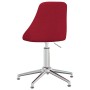 Silla de oficina giratoria tela rojo tinto de vidaXL, Sillas de oficina - Ref: Foro24-339323, Precio: 79,40 €, Descuento: %