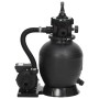 Sand filter for pools with 6-way black valve by vidaXL, Pool and spa filters - Ref: Foro24-93395, Price: 178,52 €, Discount: %