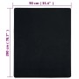 Black cotton jersey fitted sheet 90x200 cm by vidaXL, Bed sheets - Ref: Foro24-136210, Price: 13,47 €, Discount: %