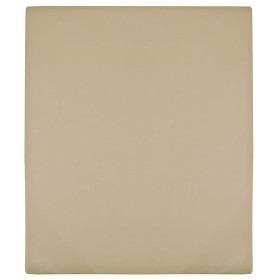 Sábanas bajeras jersey 2 uds algodón gris taupe 100x200 cm de vidaXL, Sábanas - Ref: Foro24-136223, Precio: 25,94 €, Descuent...