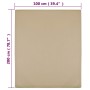 Sábanas bajeras jersey 2 uds algodón gris taupe 100x200 cm de vidaXL, Sábanas - Ref: Foro24-136223, Precio: 25,94 €, Descuent...