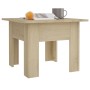 Mesa de centro madera de ingeniería roble Sonoma 55x55x42 cm de vidaXL, Mesas de centro - Ref: Foro24-810238, Precio: 34,24 €...