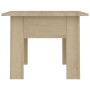 Sonoma oak engineered wood coffee table 55x55x42 cm by vidaXL, Coffee table - Ref: Foro24-810238, Price: 34,99 €, Discount: %