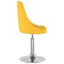 Mustard Yellow Fabric Kitchen Stool by vidaXL, Kitchen stools - Ref: Foro24-339328, Price: 82,99 €, Discount: %