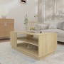 Sonoma oak engineered wood coffee table 102x55x43 cm by vidaXL, Coffee table - Ref: Foro24-810283, Price: 61,86 €, Discount: %