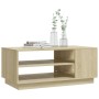 Sonoma oak engineered wood coffee table 102x55x43 cm by vidaXL, Coffee table - Ref: Foro24-810283, Price: 61,86 €, Discount: %