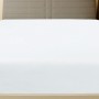 White cotton jersey fitted sheet 100x200 cm by vidaXL, Bed sheets - Ref: Foro24-136242, Price: 16,42 €, Discount: %