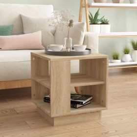 Mesa de centro madera contrachapada roble Sonoma 40x40x43 cm de vidaXL, Mesas de centro - Ref: Foro24-810301, Precio: 48,70 €...