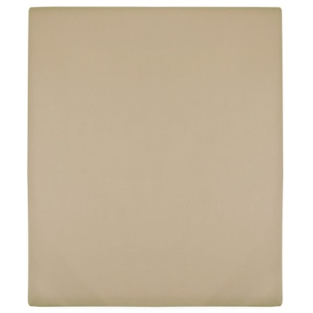 Sábana bajera jersey algodón gris taupe 90x200 cm de vidaXL, Sábanas - Ref: Foro24-136220, Precio: 13,25 €, Descuento: %